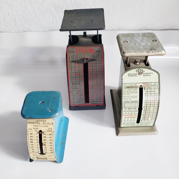 Vintage Mini Scales Mid Century Industrial Decor